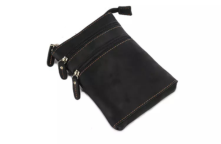 Kevin Shoulder Strap waist Bag Genuine Leather