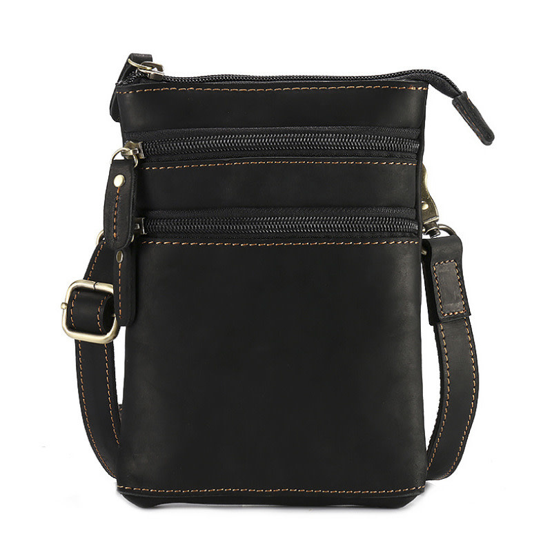 Kevin Shoulder Strap waist Bag Genuine Leather