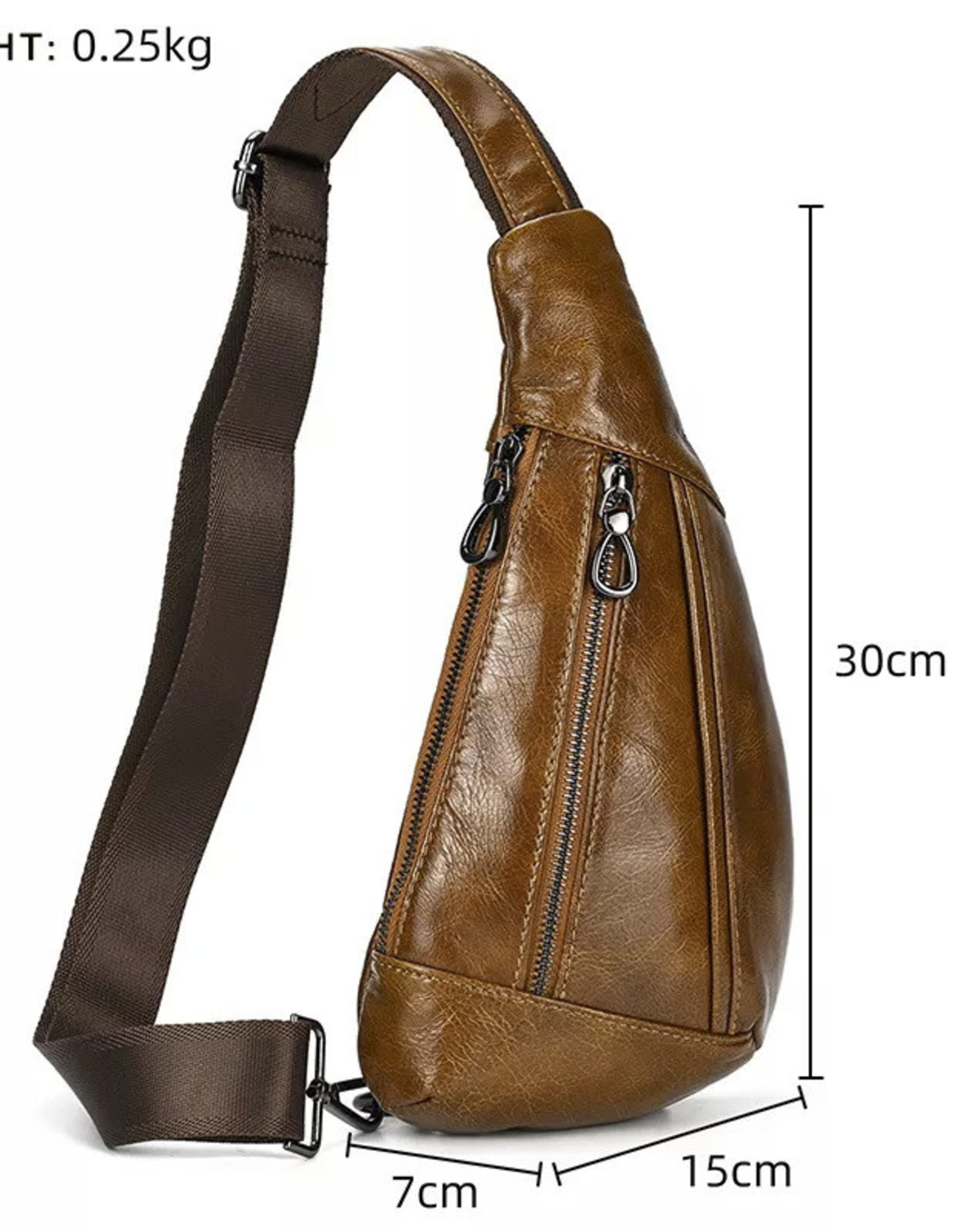 Elliott Chest Bag Genuine Leather