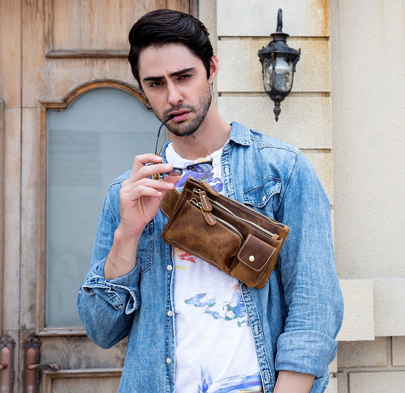 Archer Chest Strap Bag Genuine Leather