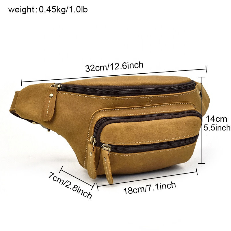 Karter Waist Bag Genuine Leather
