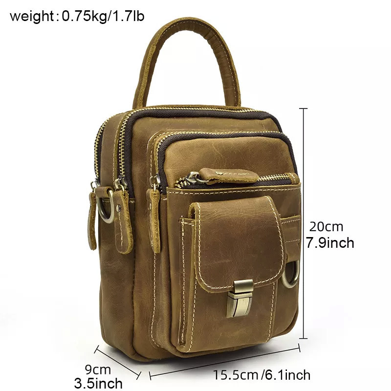 Arthur Shoulder Bag Genuine Leather