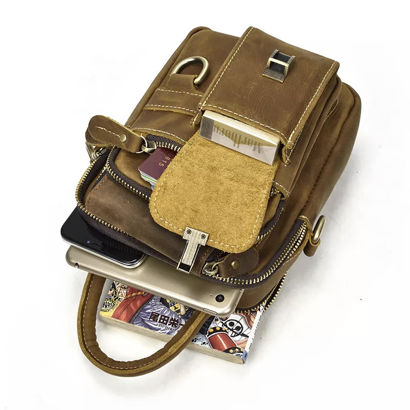 Arthur Shoulder Bag Genuine Leather