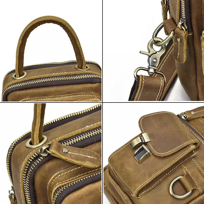 Arthur Shoulder Bag Genuine Leather