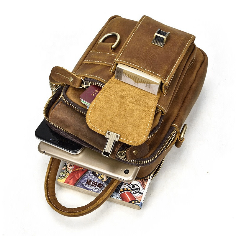 Arthur Shoulder Bag Genuine Leather