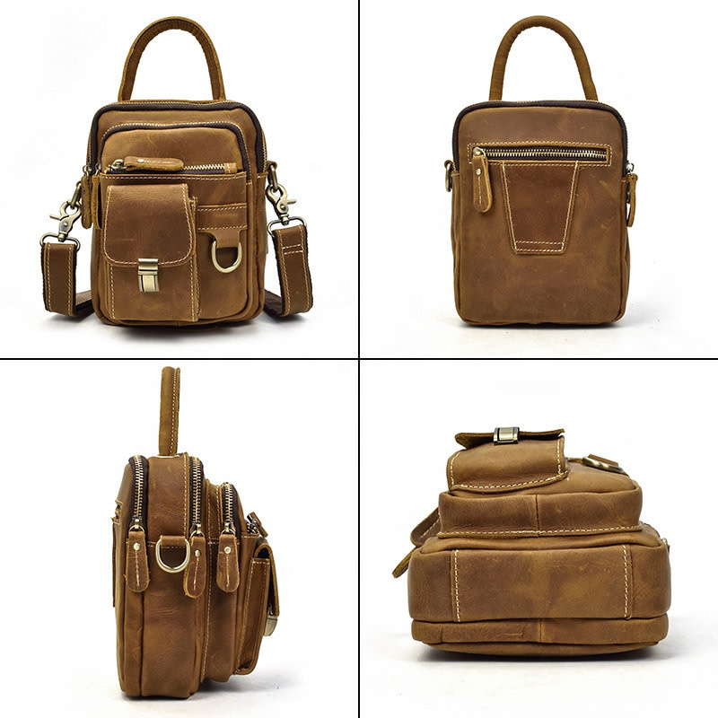 Arthur Shoulder Bag Genuine Leather