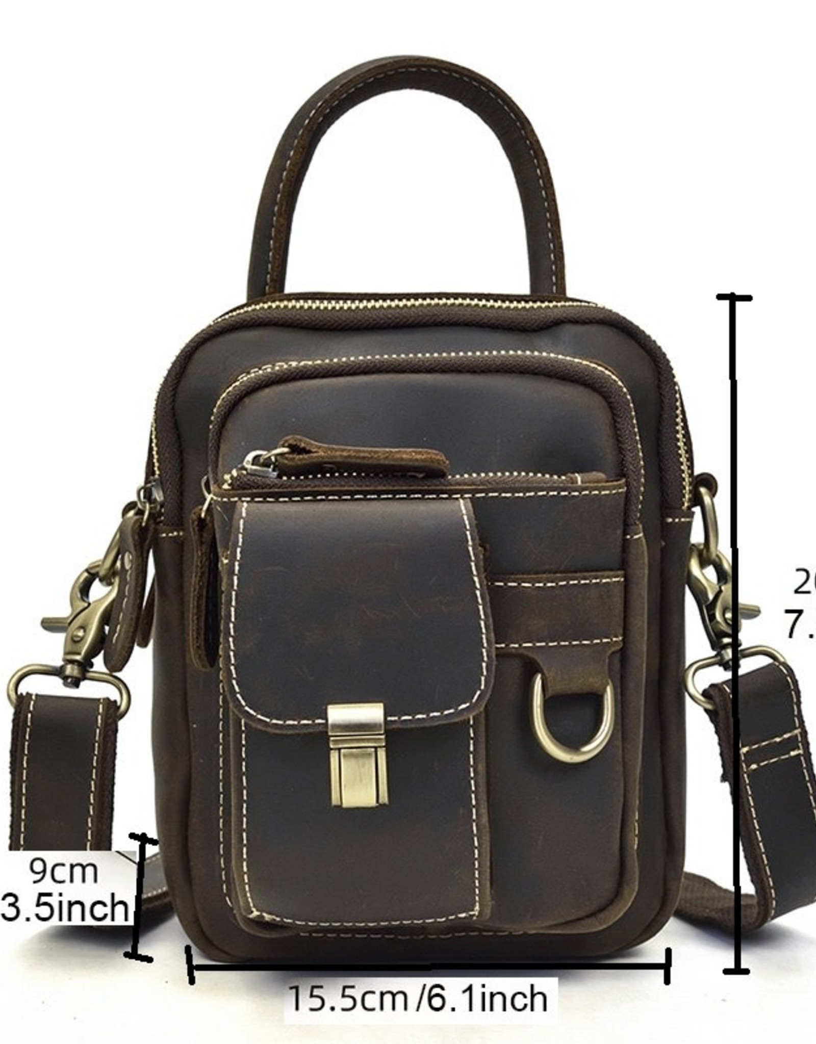 Camden Shoulder Bag Genuine Leather