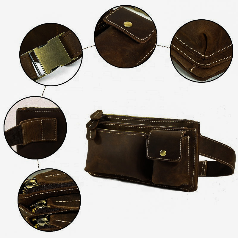 Brandon Chest Strap Bag Genuine Leather