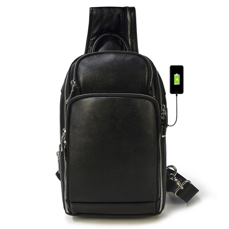 Maddox Chest Bag Genuine Leather