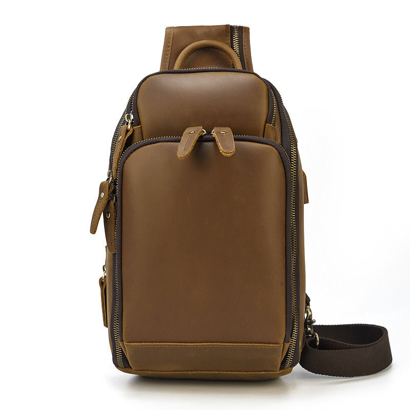 King Chest Bag Genuine Leather