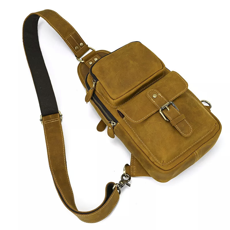 Enzo Chest Bag Genuine Leather