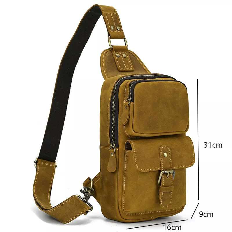 Enzo Chest Bag Genuine Leather