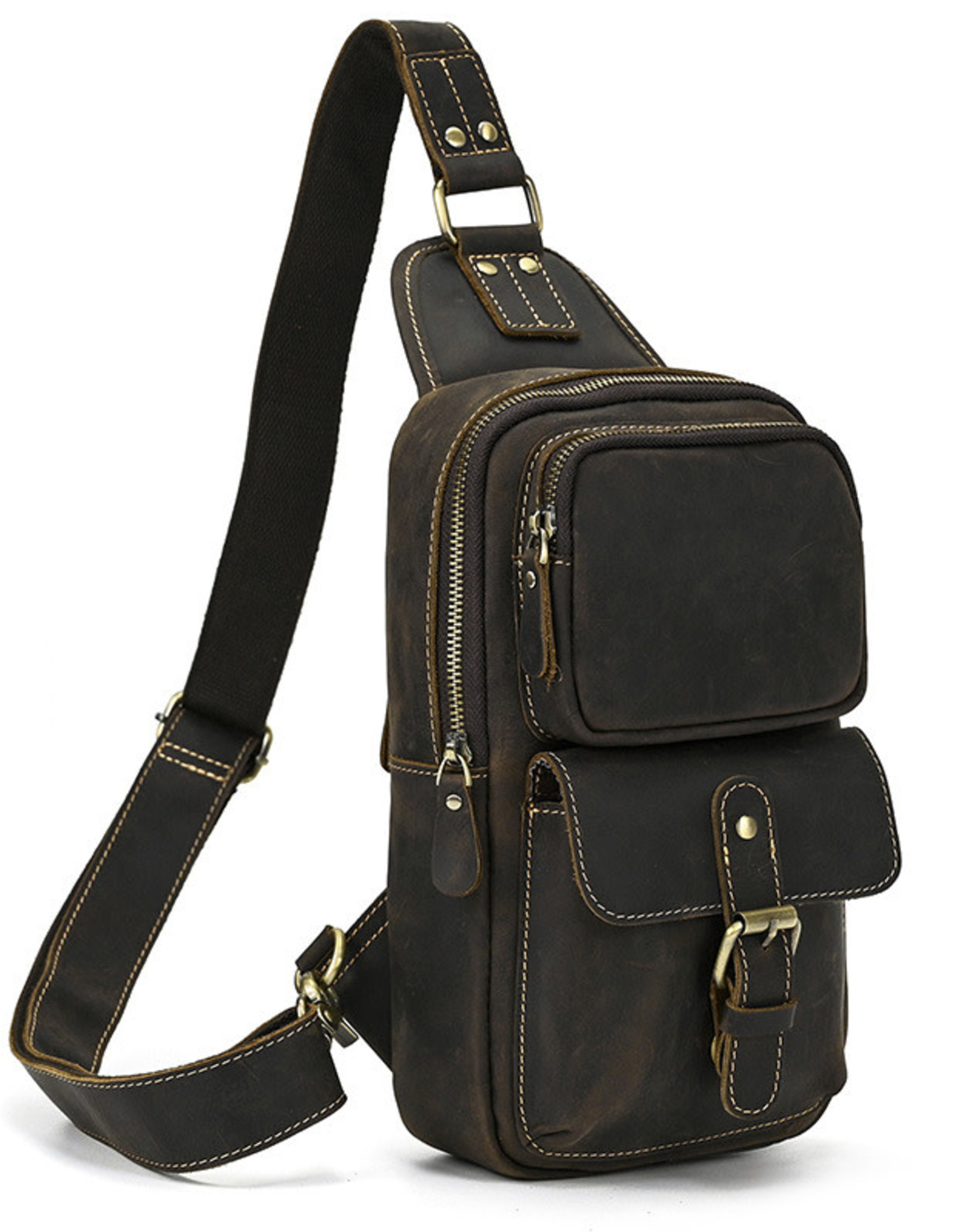 Matteo Chest Bag Genuine Leather