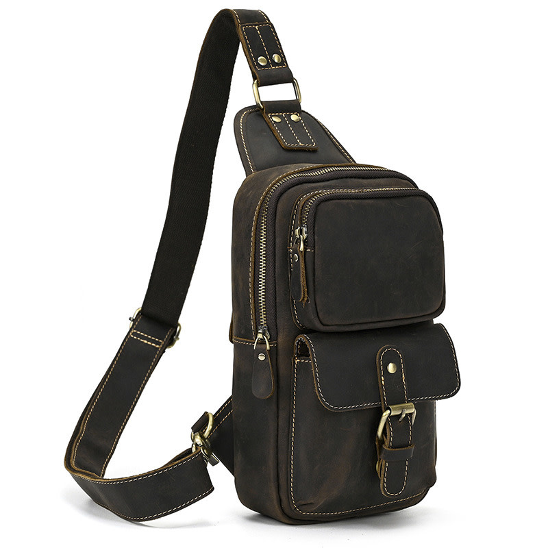 Matteo Chest Bag Genuine Leather