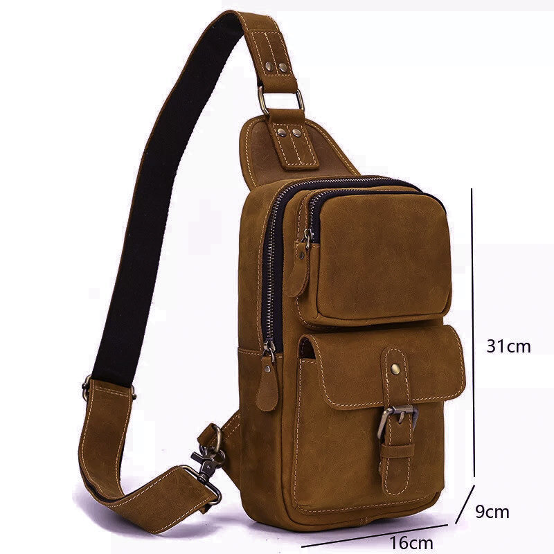 Theo Chest Bag Genuine Leather