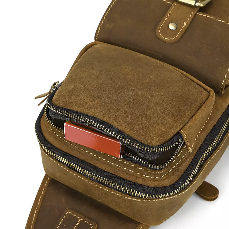Theo Chest Bag Genuine Leather