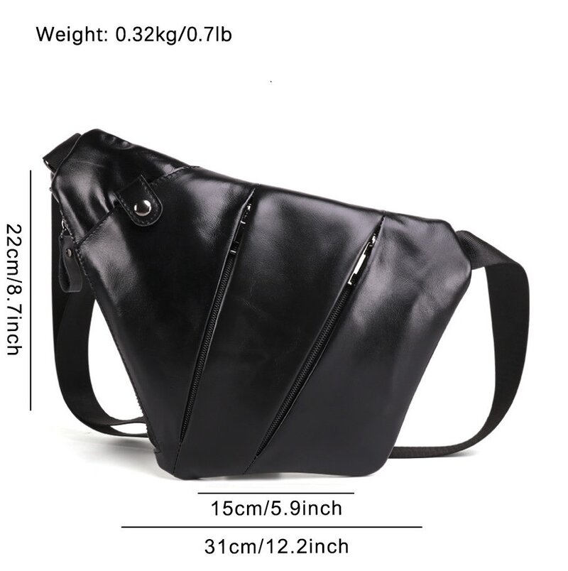 Emiliano Chest Strap Bag Genuine Leather