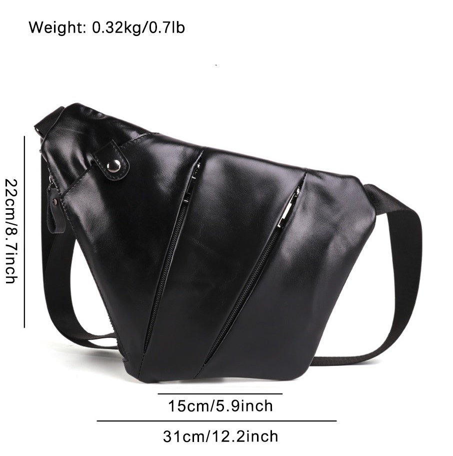 Emiliano Chest Strap Bag Genuine Leather