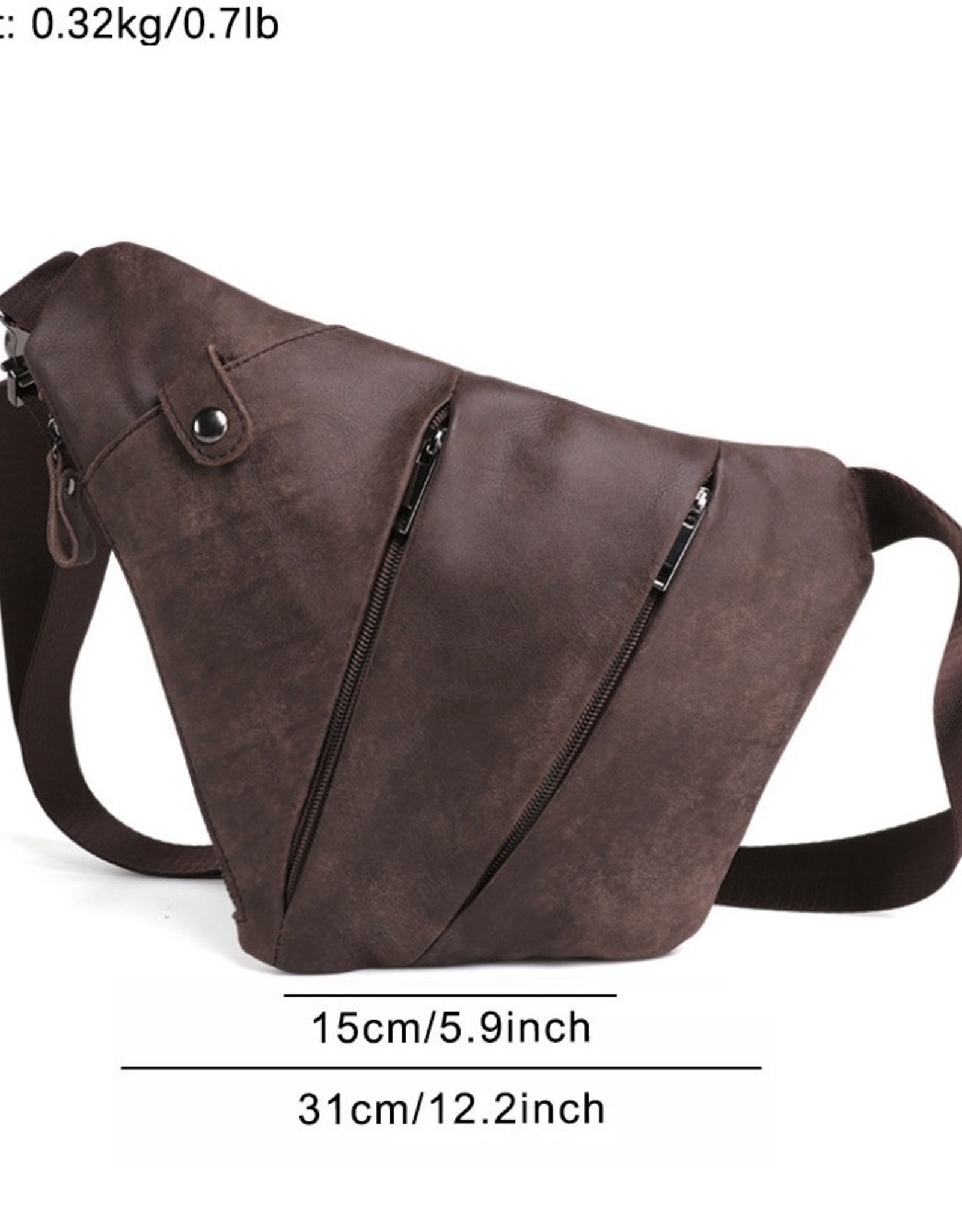 Angel Chest Strap Bag Genuine Leather - Zuha Trend