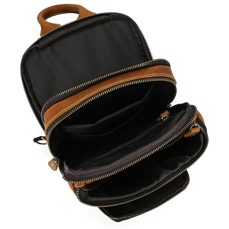 Justin Chest Bag Genuine Leather