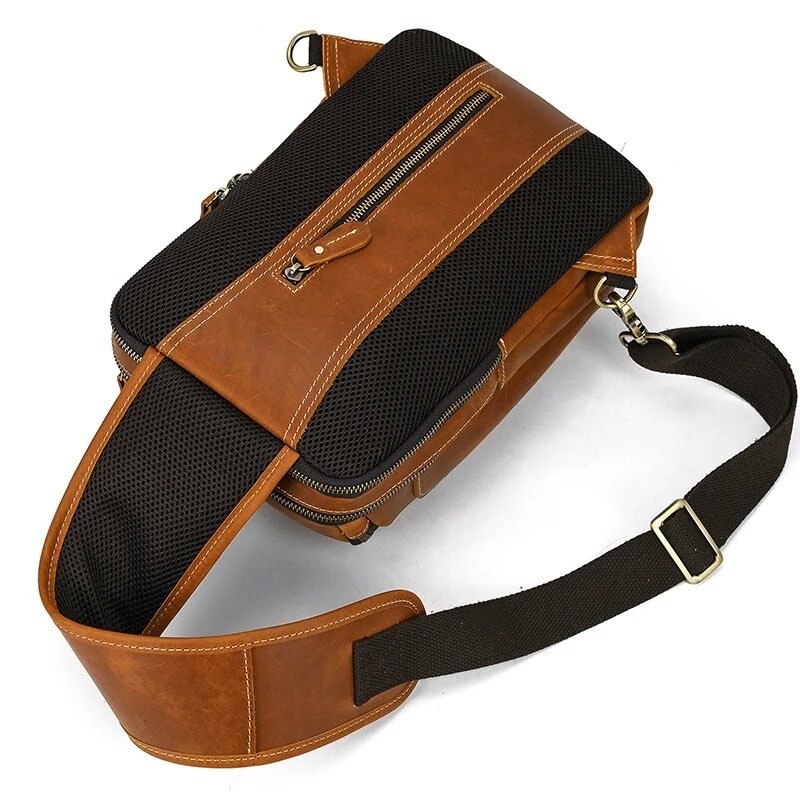Justin Chest Bag Genuine Leather