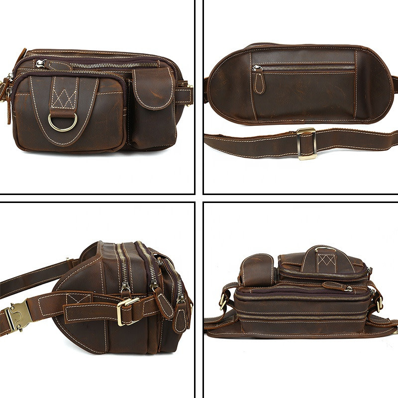Thiago Waist Bag Genuine Leather