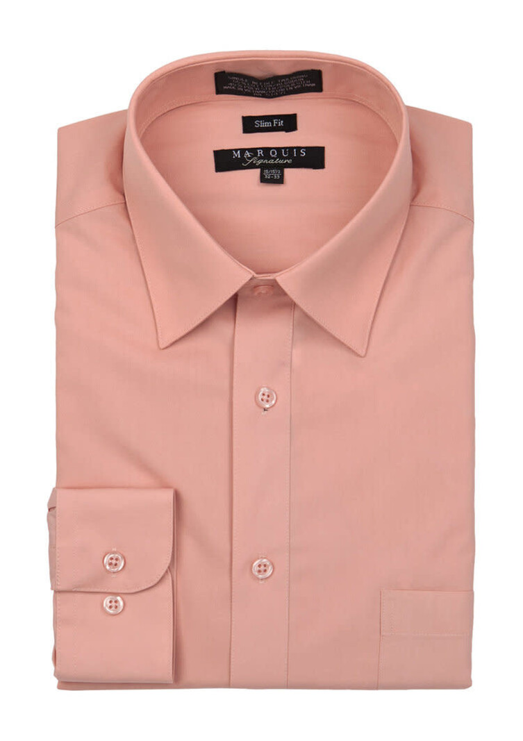 Marquis Dress Shirt MarQuis 009sl Slim Fit  Dust Rose