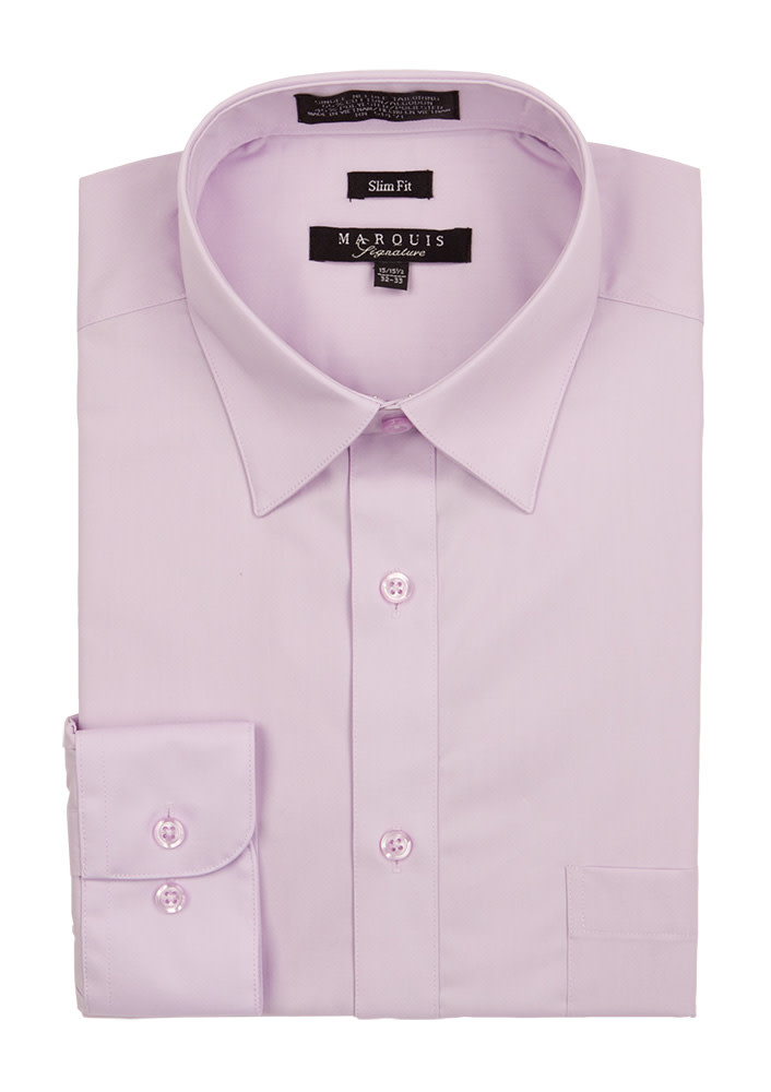 Marquis Dress Shirt MarQuis 009sl Slim Fit Lilac