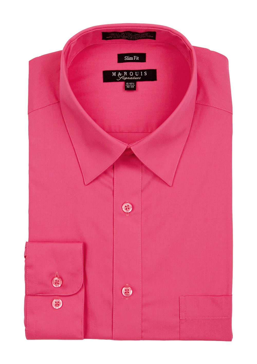 Marquis Dress Shirt MarQuis 009sl Slim Fit Fuchsia