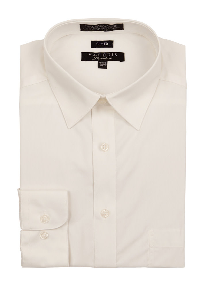 Marquis Dress Shirt MarQuis 009sl Slim Fit  Ecru