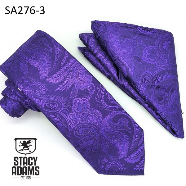 Stacy Adams Tie Stacy Adams Reg Paz sa276-3 Plum / Purple