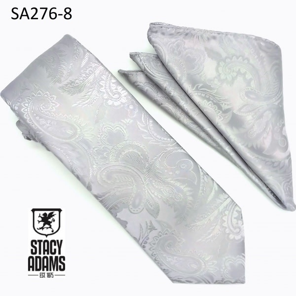 Stacy Adams Tie Stacy Adams Reg Paz sa276-8 Silver
