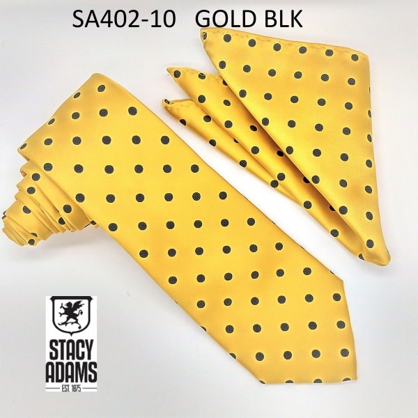 Stacy Adams Tie Stacy Adams Reg PolkaDot sa402-10 Gold