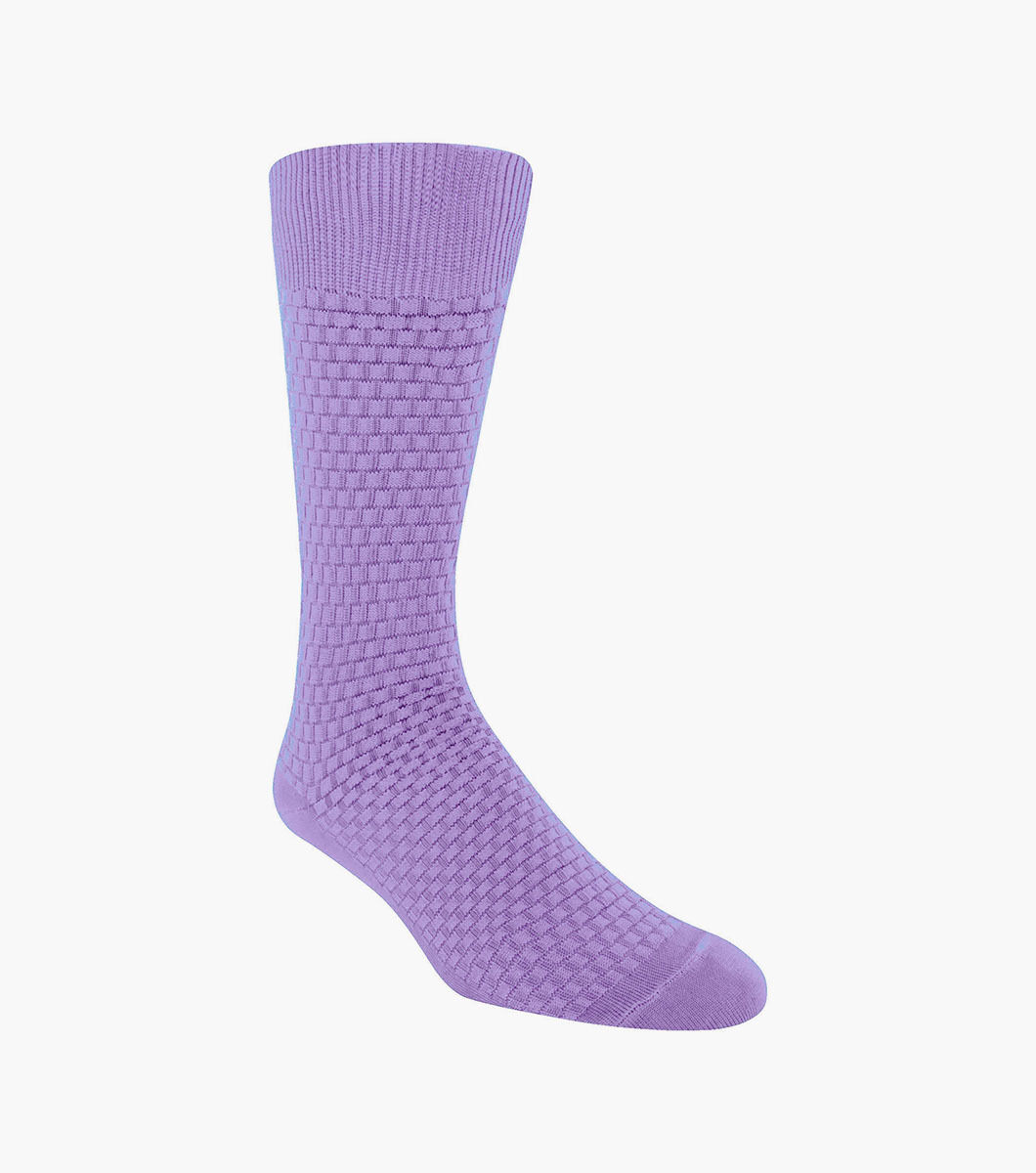 Stacy Adams Socks Stacy Adams Pique Gemstone gem102 Lilac-22