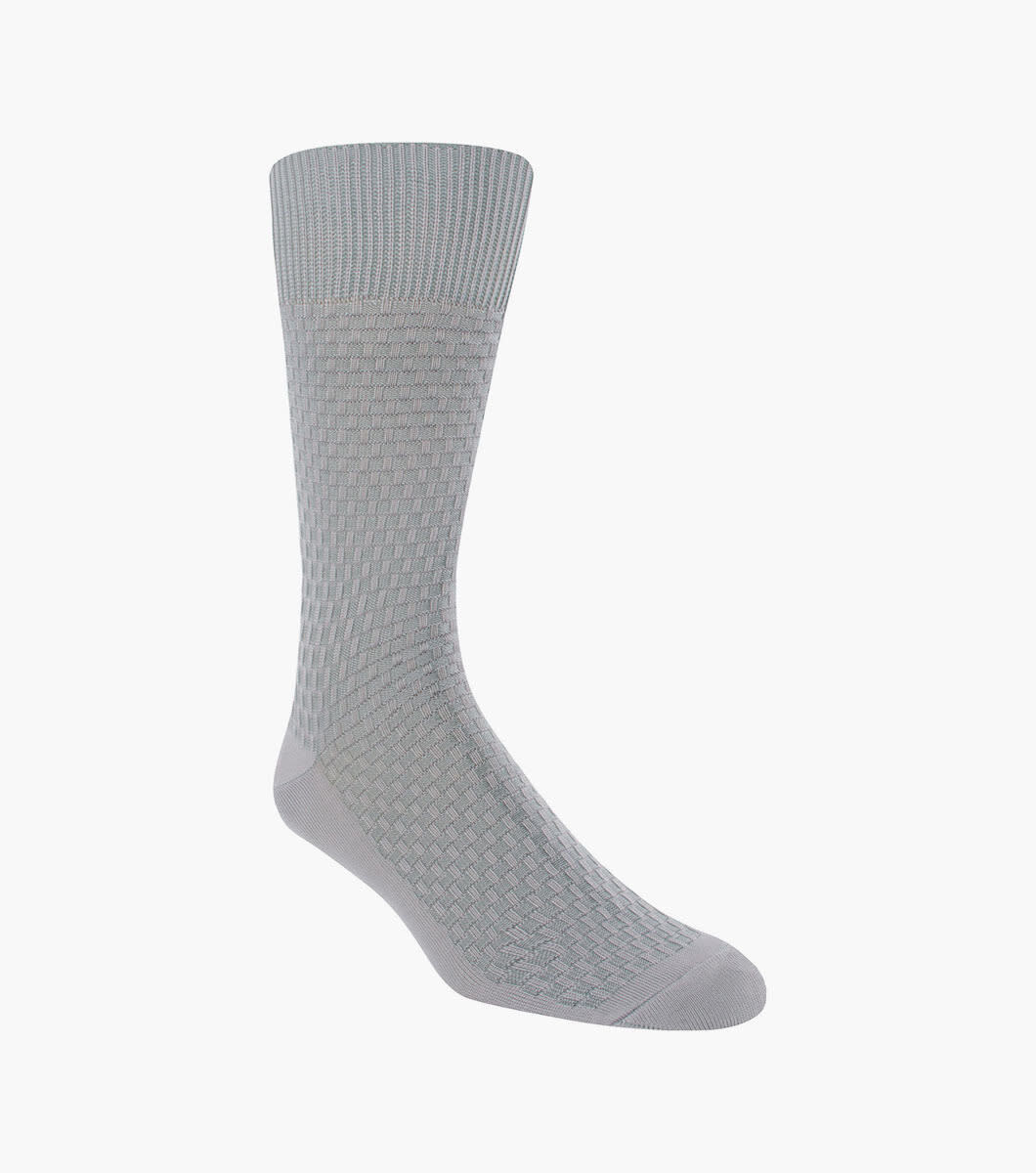 Stacy Adams Socks Stacy Adams Pique Gemstone gem102 Silver-8