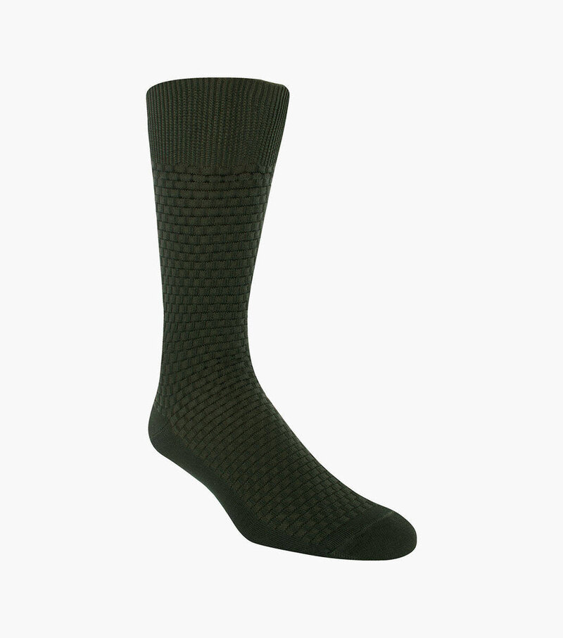 Stacy Adams Socks Stacy Adams Pique Gemstone gem102 Olive-15