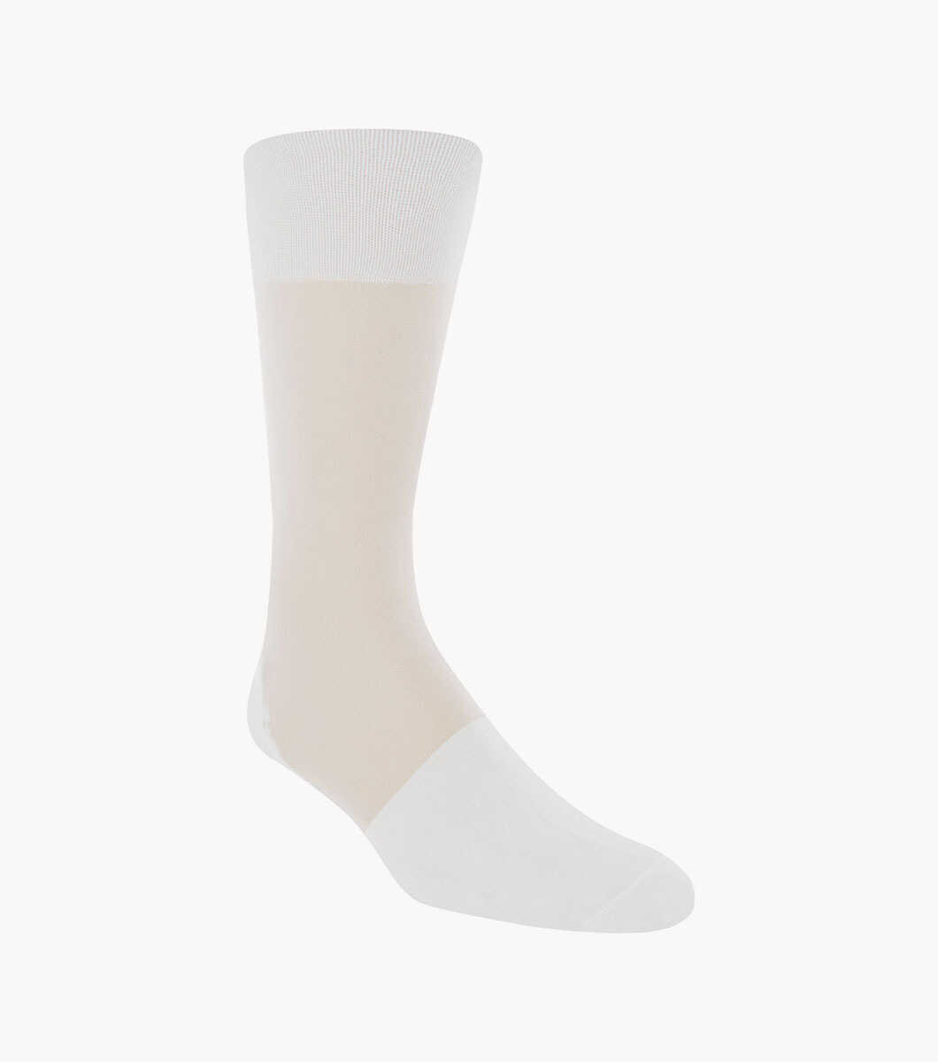 Stacy Adams Socks Stacy Adams Sheer Silk shr201 White-5