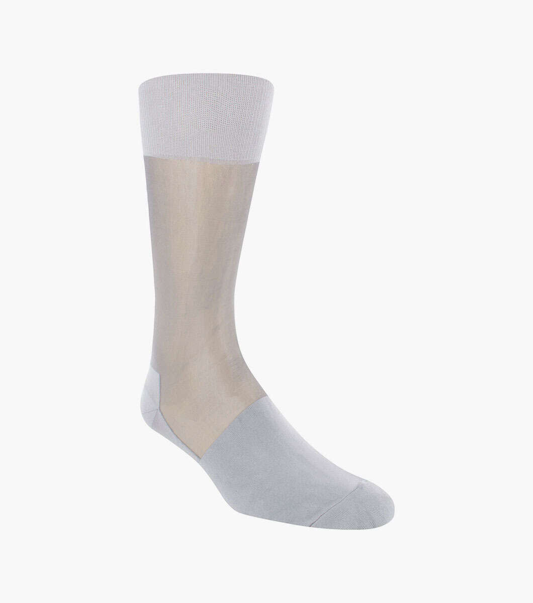 Stacy Adams Socks Stacy Adams Sheer Silk shr201 SIlver-4