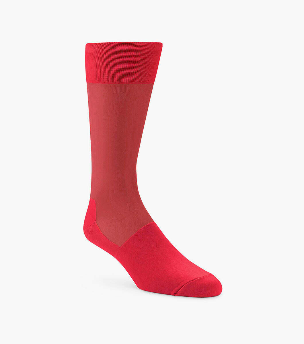 Stacy Adams Socks Stacy Adams Sheer Silk shr201 F Red-9