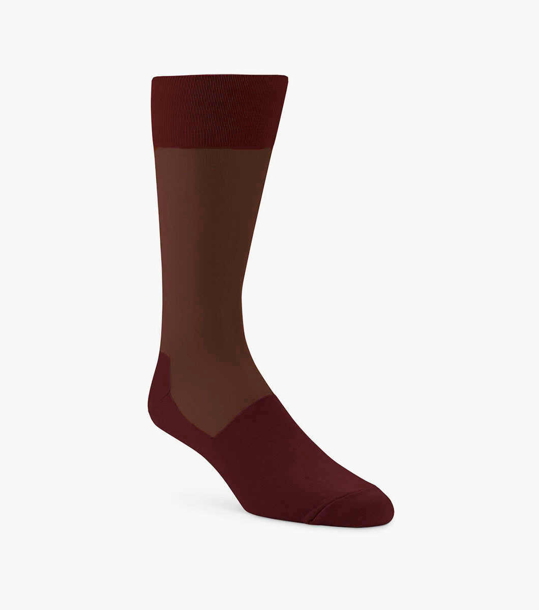 Stacy Adams Socks Stacy Adams Sheer Silk shr201 Burgundy-8