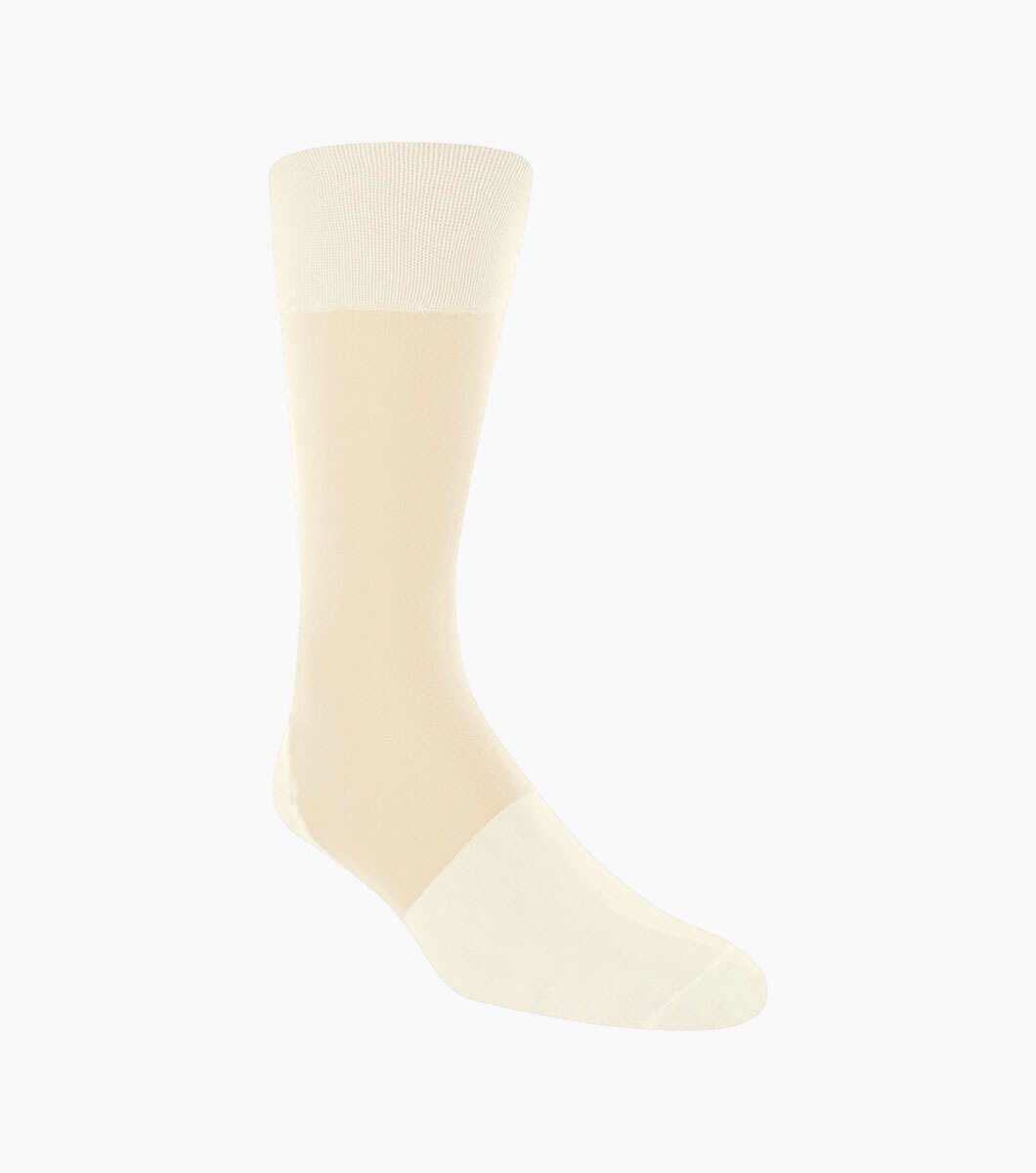 Stacy Adams Socks Stacy Adams Sheer Silk shr201 Ecru-6