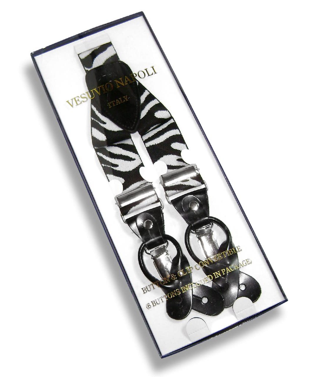 Vesuvio Napoli Suspenders 1.35" Design