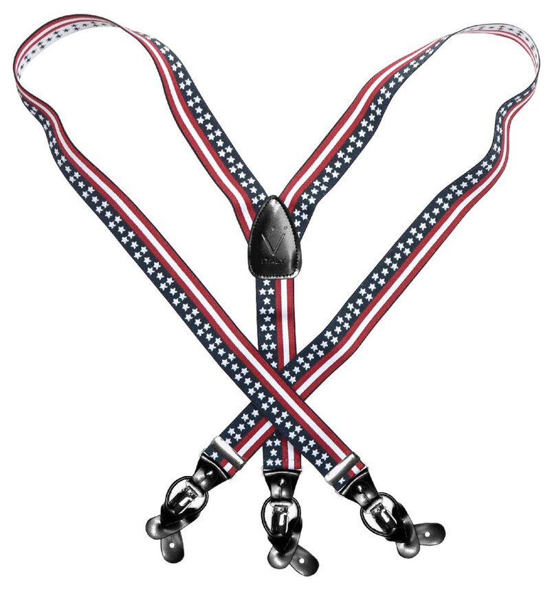 Vesuvio Napoli Suspenders 1.35" Design