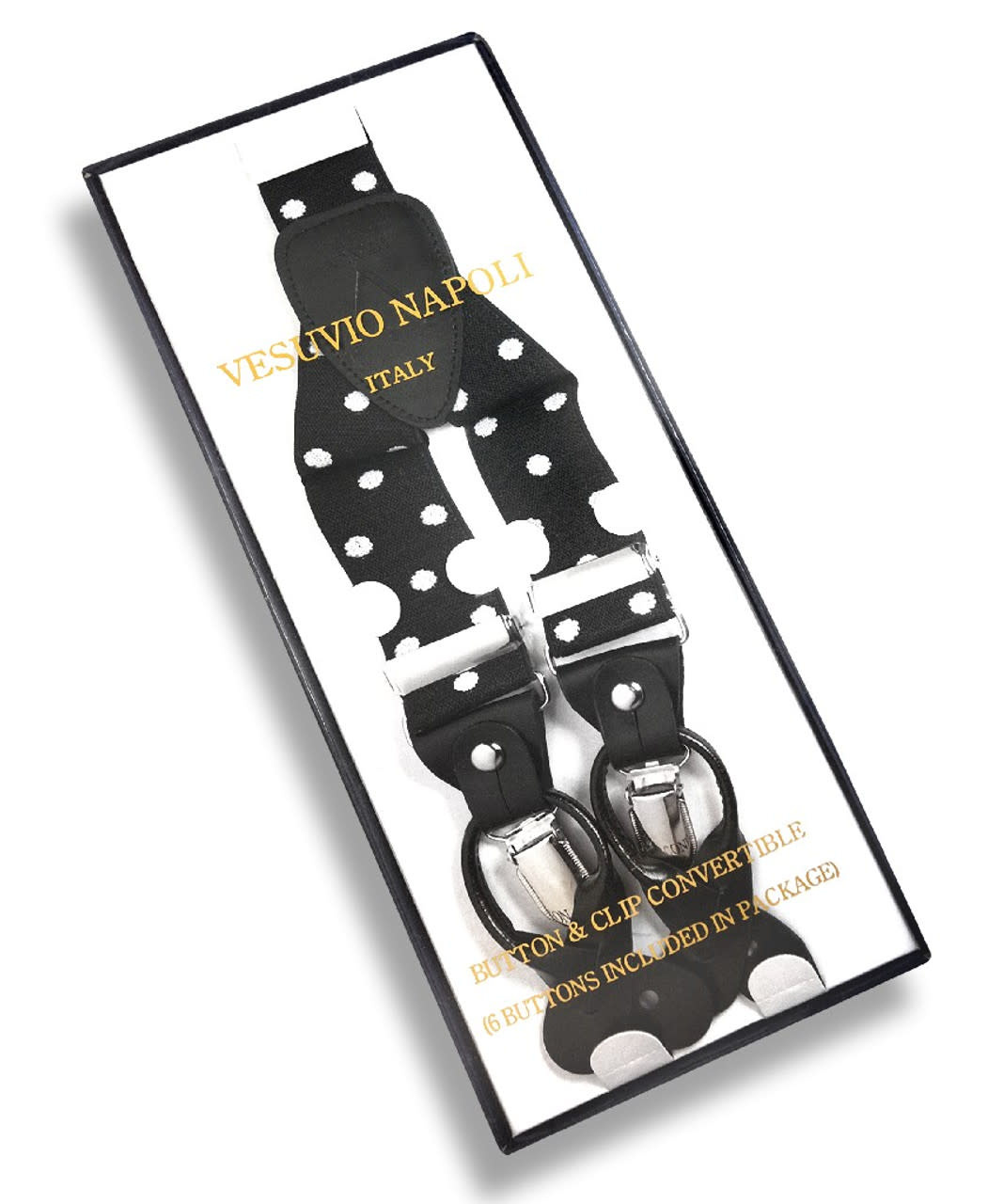 Vesuvio Napoli Suspenders 1.35" Design