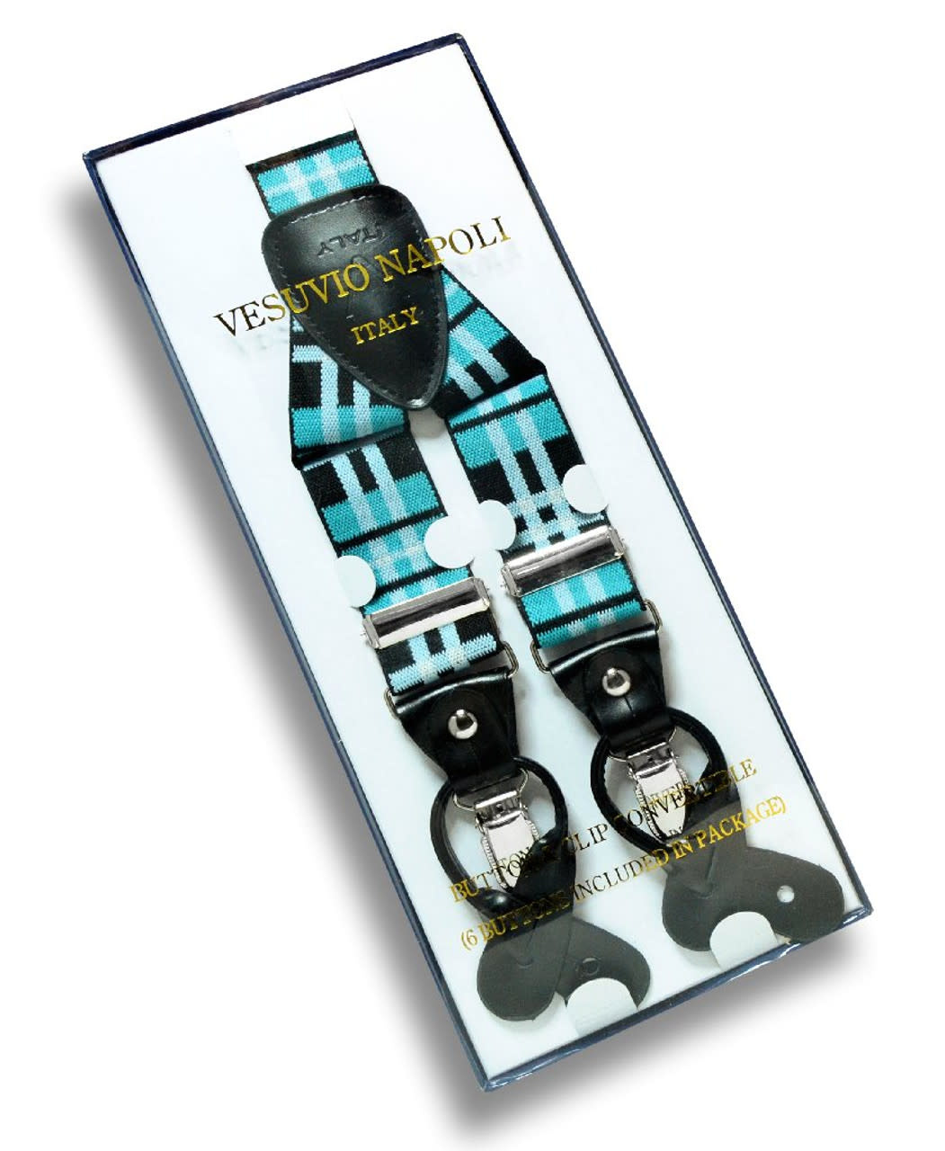 Vesuvio Napoli Suspenders 1.35" Design