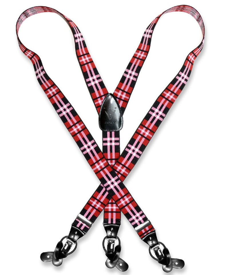 Vesuvio Napoli Suspenders 1.35" Design