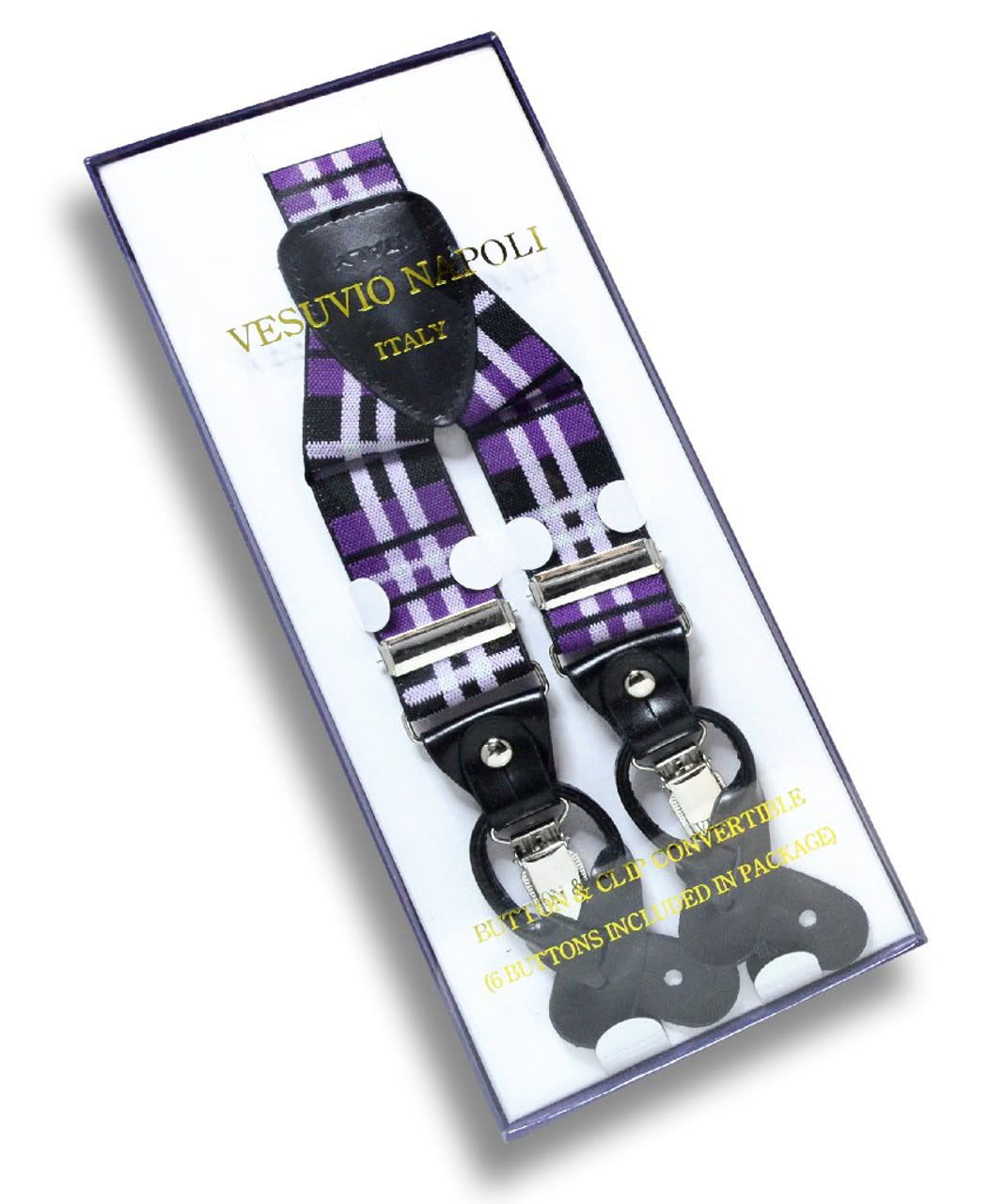 Vesuvio Napoli Suspenders 1.35" Design