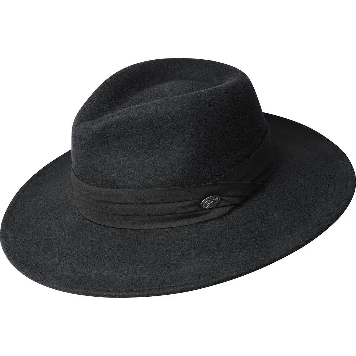 Bailey 1922 Hat Bailey Thaler Black 3" Flat Brim
