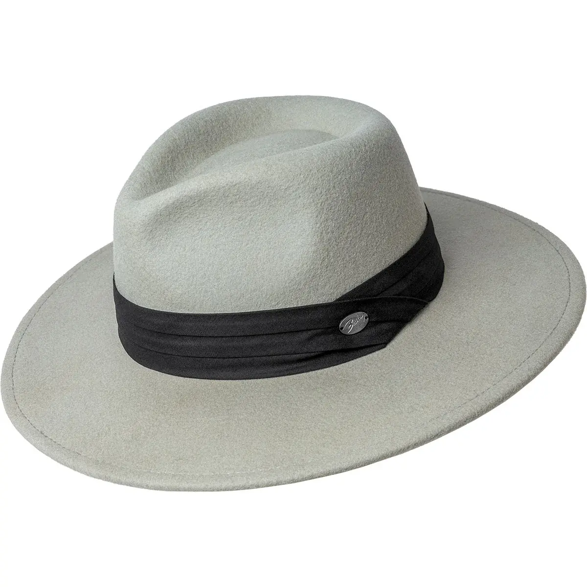 Bailey 1922 Hat Bailey Thaler Black 3" Flat Brim