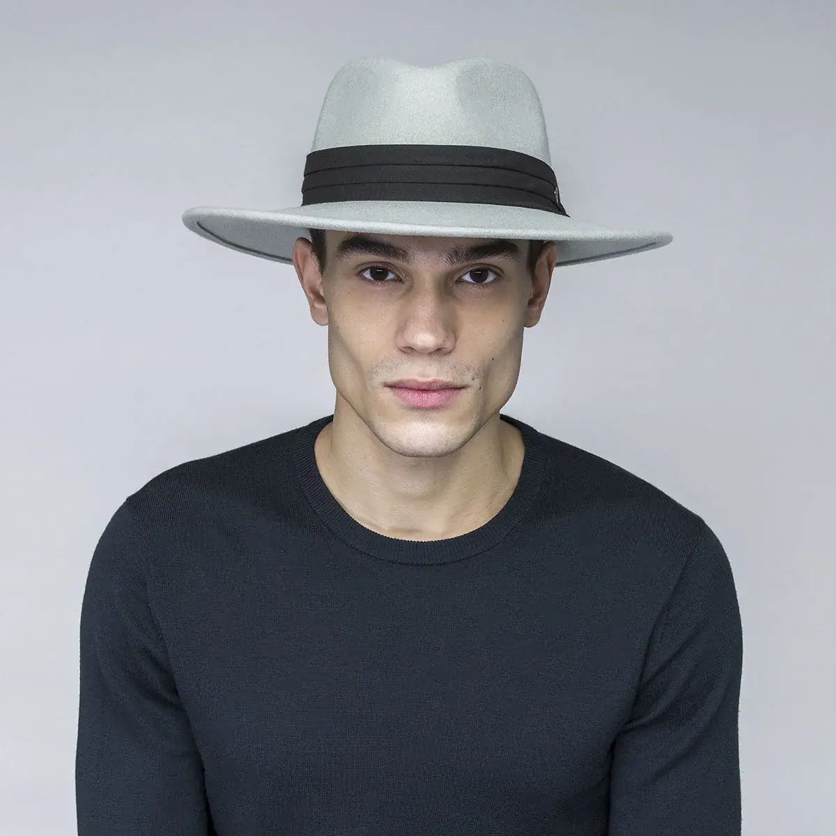 Bailey 1922 Hat Bailey Thaler Black 3" Flat Brim